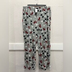Disney Mickey Mouse Men's Fleece Pajama Pants NWT Size XL